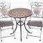 2016 cheap tables and chairs for events-5pc folding outdoor mosaic club set