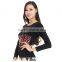2015 New Fashion OEM Long Sleeve Leopard Image Printed Fashion Sexy Girl Plus Size Seamless Blouses for