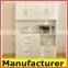 hot sale modern design Strong Structure pvc door,Steel and wood kitchen Cupboard Price