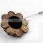 Stylish Mans Wooden Petal Flower Lapel Pins,Customized Corsage For Men,Handmade Brooch Pin With High Quality                        
                                                Quality Choice