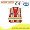 Pvc Strap Reflective Safety Vest Red 3M Reflective Vest Certified