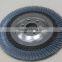 Calcined alumina flap disc Fiber glass backing for metal