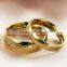 Simple Design Without Stone Pure Gold Wedding Ring