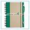 wholesale stationery notebook,A5 eco recycled paper notepads and pen