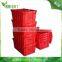 BX0667 30KG 55liter 560*390*325mm Custom storage stackable nestable plastic box with lid in China