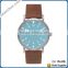 international quality wristwatches men alloy case watch quartz watch waterproof flat leather strap alloy watches