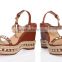 Fashion woman shoes sandals cross wedges Gladiator Sandals Women's high platforom sexy sandals shoes