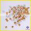 Best China ss16 gold round non hotfix flatback rhinestones for Christmas decoration