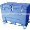 Rotomoling dry ice moving bin dry ice storage container dry ice cooler box/chest