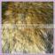 100% Acrylic long pile thick printing Jacquard racoon faux fur fabric for lady fashion cloth