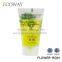 new small clear plastic shampoo tube for travel hotel bathroom cosmetic tube
