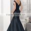 HA-014 2015 Sexy Trumpet V-Neck Ruched Stain Celebrate Dress A-Line Ruched Beaded Prom Quinceanera Dress