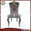 A-044 Antique design stainless steel living room king and queen chair for sale in Foshan