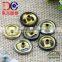 Different Metallic Colors Fastener and High Quality Ring Metallic Button for Jacket