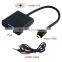 Micro HDMI to VGA Video Converter Adapter With Audio Output