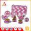 Eco-friendly red and white flowers tea set toys for kids