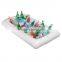 black and white lattice Buffet inflatable salad bar serving station