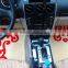 Good quality black and red hand tufted foot car floor mat