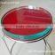 Circular Toughened glass round edges polished