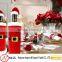 Red velvet santa claus suit christmas wine bottle bag ideal for table deocration