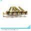 High quality Screws Flat head Brass plated screws Coarse thread Self-tapping screws