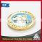 Customized printing /soft cloisonne metal euro trolley caddy coin