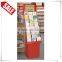Store cardboard floor standing book display shelf