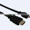OEM high speed micro hd multimedia cable for ps4 with ethernet