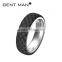 new design finger ring popular hot selling carbon fiber and titanium ring