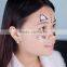Custom new fashion butterfly style eye tattoo sticker holidays face stickers