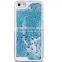 PC material matte hard cover hourglass bling glitter phone case for iPhone6/6s