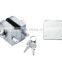 Sliding glass door security pivot locks , frameless gate glass door lock,Frameless glass door clamp lock