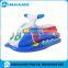 2016 Eco-friendly Hot Sale Children Blue Motorcycle Float Inflatable Water Rider Float
