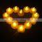 Best choice New 12 LED Rechargeable light Flameless tea Light decorative Candle For Party Wedding Xmas
