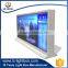 Advertising Waterproof LED Aluminum Outdoor Standing Light Box With Temper Glass