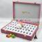 pink PU box for tubes,PU box for essentical oil,good toughing PU box pink