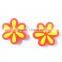 popular lovely flower shaped shoe charms/soft pvc shoe jibbtz/decorative shoelace charms