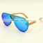 One Piece Lens Fashion Bamboo Sunglasses for men