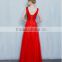 Hot Sale Slim Sexy V-Neckline Sleeveless Woman Long Elegant Evening Dress Alibaba New Design Woman Long Elegant Evening Dress