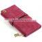 Fashion Women Leather Long Bifold Purse Zipper Clutch Handbag Wallet Card Holder
