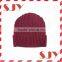 Super Soft & Warm Velour Lined Men's Wool Blend Knit Beanie Hat