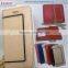 lichee pattern inclined shoulder strap mobile cell phone pouch with pearl gold chain for LG
