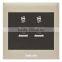 two gang PC socket pressure- line type