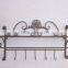 60*17*37cm 1 layers bathroom hanging wall rack triple with towel hooks /decorative bathroom towel racks