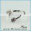 Hot sale high quality zircon stone shining finger silver ring jewelry