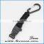 550 paracord keychain with carabiner and firestarter buckle
