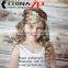 CHINAZP Factory Popular Colored Pale Yellow with Light Pink Curled Goose Feathers Pad Plume for Hair Accessories