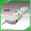 3Way multi socket extension cord with individual colorful switch and light extension socket