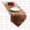Polyester jacquard shining satin table runner, wedding banquet table runner