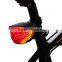 2015 hot sale 2 mode usb rechargeable bike light bicycle tail light